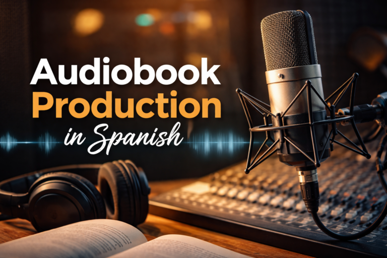 How Audiobooks Are Produced in Spanish (LATAM Neutral)
