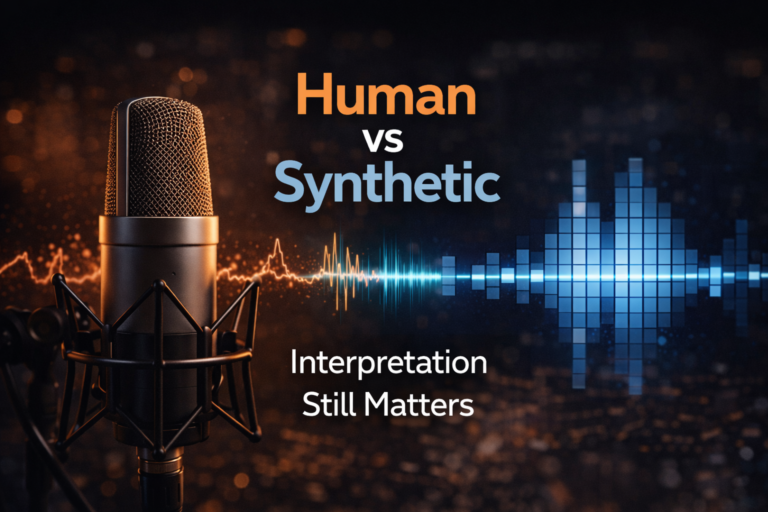 The End of Audiobook Narrators? Or the Beginning of Something More Human